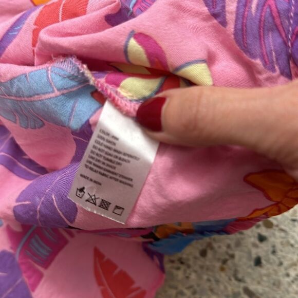 XI 19 Palms Honolulu Hawaii pink palm kohala resort maxi skirt small… - Picture 8 of 10